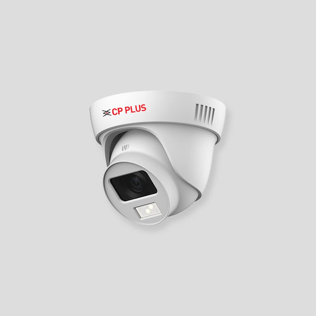 CP PLUS 2.4MP Full Color Guard+ Dome Security Camera | 3.6 mm Fixed Lens | Full-Color Starlight | Built-in Mic | Max 30fps at 2.4MP | Illumination Range of 20 Mtrs, IP67 – CP-GPC-DA24PL2C-SE-0360