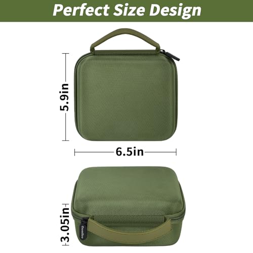 Case Compatible with Fvtga/for Vtiisamao Night Vision for Goggles - 4K Night Vision Binoculars, Holder for Telescopes Optics Scope, Mesh Pocket for 32GB Memory SD Card, Neck Strap (Case Only) (Green)