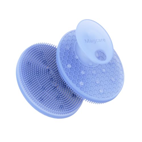 Magcare Silicone Facial Scrubber with Embedded Magnetic Nodes, Face Brush