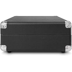 Crosley Cruiser Platine Vinyle Portable Style Mallette avec 3 vitesses, Haut-Parleurs Stéréo Intégrés (Prise UK) – Noir - Les Beatles, Paul McCartney, John Lennon, RIngo Starr, George Harrison Crosley Cruiser Platine Vinyle Portable Style Mallette avec 3 vitesses, Haut-Parleurs Stéréo Intégrés (Prise UK) - Noir – Image 4