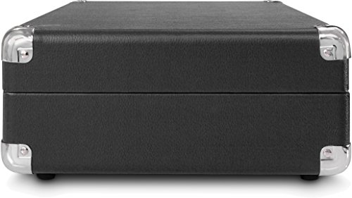 Crosley Cruiser Platine Vinyle Portable Style Mallette avec 3 vitesses, Haut-Parleurs Stéréo Intégrés (Prise UK) – Noir - Les Beatles, Paul McCartney, John Lennon, RIngo Starr, George Harrison Crosley Cruiser Platine Vinyle Portable Style Mallette avec 3 vitesses, Haut-Parleurs Stéréo Intégrés (Prise UK) - Noir – Image 5