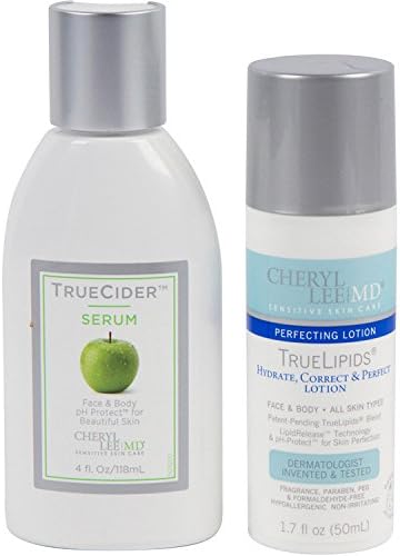 TrueCider Serum & TrueLipids Hydrate, Correct and Perfect Lotion Duo