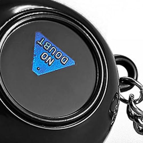 YOXIER Magic Eight Ball,8 Ball Retro Edition Fortune Telling Ball with Floating Answers,Novelty Toy Funny Gift Magic 8 Black Ball Black