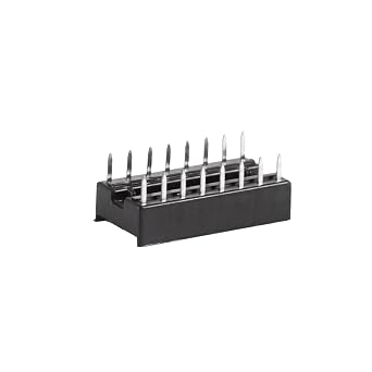 40 Pieces 2.54 mm Pitch 16 Pin DIP IC Sockets Adapter Solder Type