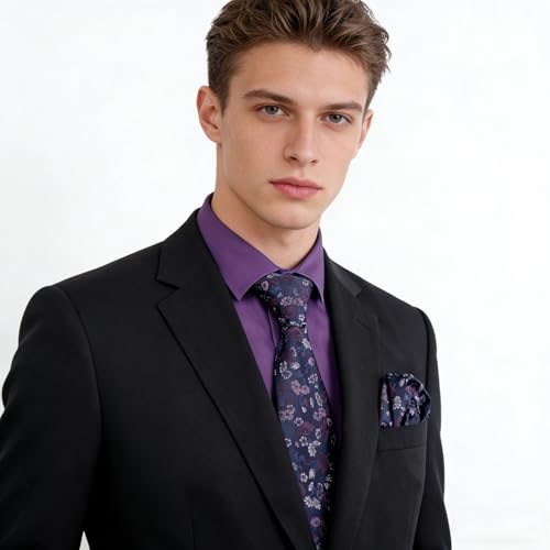 Image of Alizeal Mens 3 Pcs Long Sleeve Shirts Set