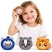 Kids Ice Packs for Boo boos - Hot Cold Kids Ice Pack - Perfect Boo Boo Buddy for Injuries, Pain Relief, Fever, Wisdom Teeth, Sinus, Headaches - Reusable Pack of 4 - Includes Stickers & Coloring Pages