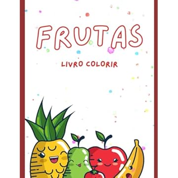 Capa do livro Frutas: Livro colorir (Portuguese Edition)