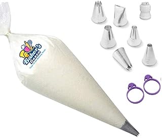 PREMIUM QUALITY-Heavy Duty Disposable piping bags-100 Icing Bags Extra Thick[16-Inch] royal icing.Cake Decorating