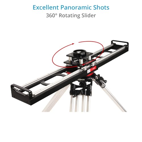 Image of PROAIM 3' Flyking Precision Camera Slider. 100mm Bowl Head Platform. Payload up to 70kg / 154 lb. 2.3' Slider Travel. 360 Panning. Built-in End-Stop Shock Absorbers (SL-FLKB-01)