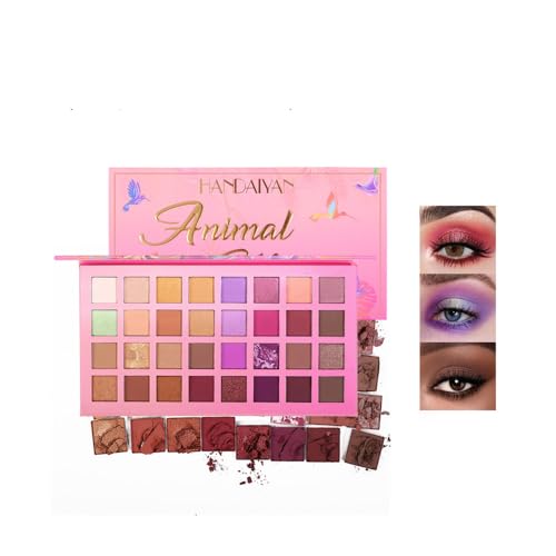 Paleta de sombras de ojos de 32 colores, sombra de ojos mate, fórmula vegana, ojos bronceados con múltiples elementos, paleta de maquillaje profesional