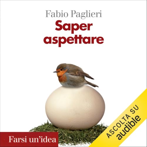 Diseño de la portada del título Saper aspettare