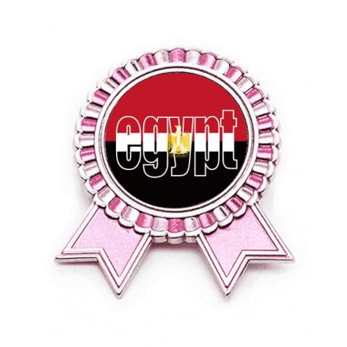 Broche rose drapeau égyptien en métal M, le cadeau Art déco parfait pour passionnés