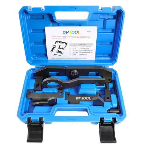 DPTOOL Timing Tool Kit Engine Lock Compatible with PSA for Citroen Peugeot Opel Replacement for Toyota 1.0 1.2 EB0(ZMZ) EB2(HMZ) Petrol Engine 0109-2A 0109-2B