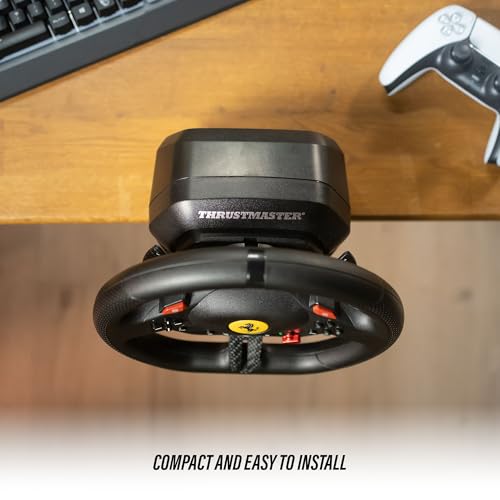 image for Thrustmaster T98 Ferrari 296 GTB Racing Wheel and Pedal Set (compatibl