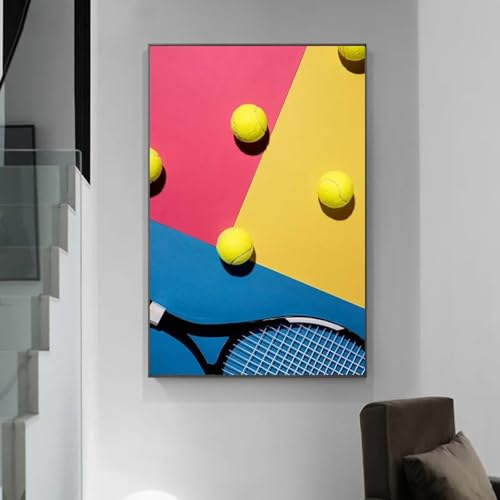 Tableau de badminton esthétique affiches haut de gamme encadrées