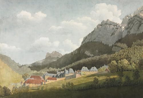 Graffiti Art Mural Paysage de Thechartreuse poster Jean Lubin Vauzelle tableau 60x90cm