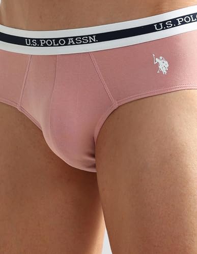Image of U.S. Polo ASSN. Mens OEB02 Elasticized Waist Underwear Briefs - Pack of 2
