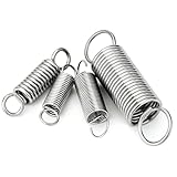 YbZHpy 20Pcs 304 Stainless Steel Tension Spring, 0.5mm Wire Diameter, 5mm OD, 45-60mm Length, Heavy Duty Small Industrial Spring for Machinery Applications,0.5 * 5 * 60 20pcs