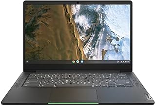 Lenovo IdeaPad 5 Chromebook 14 Inch Full HD Laptop - (Intel Core i5-1135G7, Integrated Intel Iris Xe Graphics, 8GB RAM, 256GB SSD, Chrome OS) - Storm Grey