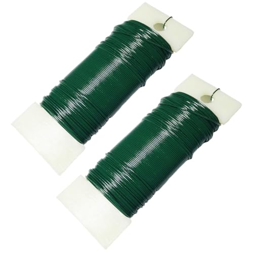 70m Florist Wire for Wreath Making Christmas Wreath Wire Floristry Wires 22 Gauge Garden or Craft Binding Flower Xmas DIY Flower Arrangement Crafting Binding