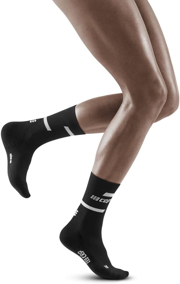 Womens Crew Cut Athletic Performance Running Sock - CEP Mid Cut Socks
