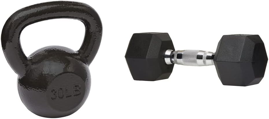 Yes4All Rubber Hex Dumbbell Set