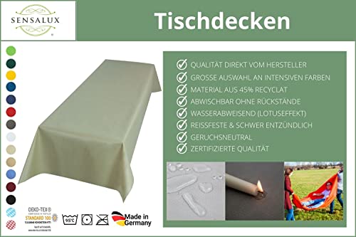 Bierbankhussen Sensalux für Bierzeltgarnitur 1 Tischdecke 1 x 2,5m