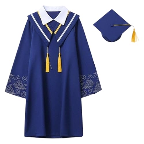 Image of Kindergarten 2025 Graduation Cap and Gown Tassel Sets with Charm 2PCS Graduations Stoles for Kids Grad Party Clothes