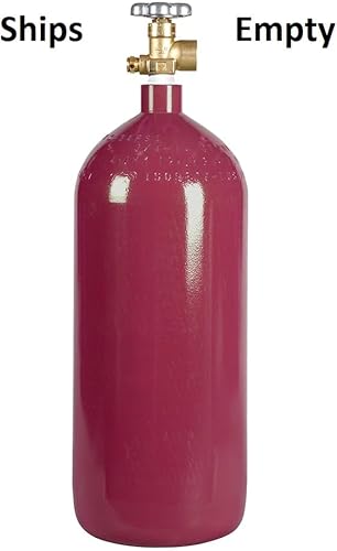 Miniatura 4 de Nuevo cilindro de nitrógeno de acero de 40 pies cúbicos con válvula CGA580