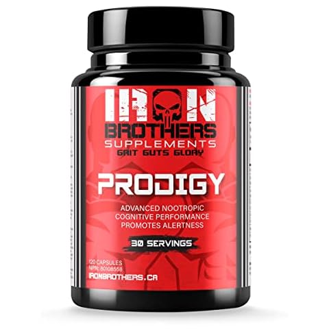 Iron Brothers Brain Boosting Supplement for Focus Factor, Energy & Concentration | Alpha Brain Supplement to Improve Memory with Lion's Main-CDP-Choline - Nootropic | 120 Capsules Cover