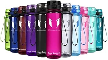 Super Sparrow Trinkflasche - Tritan Wasserflasche - 350ml, 500ml, 750ml, 1000ml - BPA-frei - Ideale Sportflasche - Sport,...