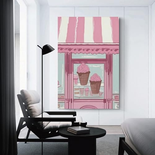 Affiche colorée moderne en impression sur toile haute qualité