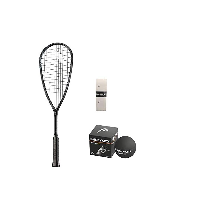 Buy Head Graphite Squash Racket 360 Speed 120 Sb With Prime Double Dot