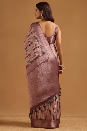 Soch tussar silk saree in tussar silk – image 4