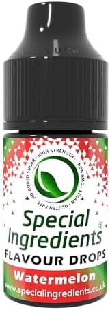 Watermelon Flavour Drop 30ml Highly Concentrated Versatile Food Flavouring - Vegan, Non GMO, Gluten Free