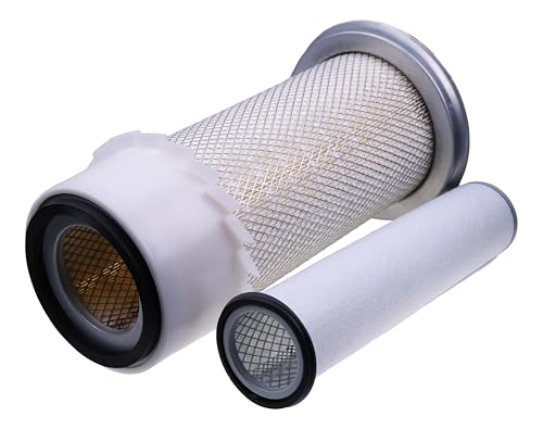 Image of YUXSOUQ Air filter Outer & Inner 32/903601 32/202601 Compatible with JCB Loader 407 409 411 415 416 420 425 412S TM200