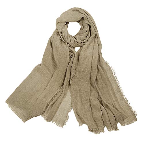 IPENNY Hajib Muslim Head Scarf Solid Color Soft Wrap Scarves Women Fashion Long Shawl2