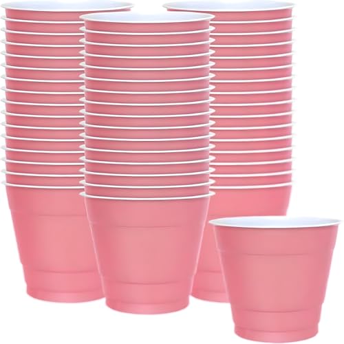 Hanna K. Signature Collection Cup-9oz | Pink | Pack of 50 Plastic Cup, 9 oz (82680)