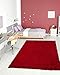 Indoor Solid Design Jute Back 5x7 Soft Shag Area Rug for Bedroom, Living Room, Dining Room, Office, 5'3