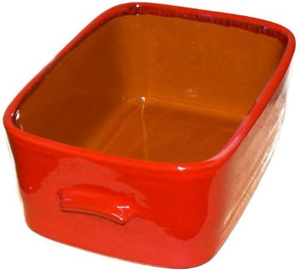 Terafeu 13-Inch by 8-Inch Terrine Baker, Piment Red