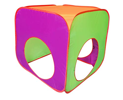 Sunny Days Entertainment Pop Up Play Cube – Indoor Playhouse for Kids |