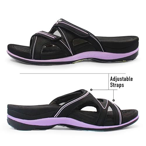 Image of Gold Pigeon Shoes SIGNATURE Comfort Walking Slides Sandals for Women | Arch Support, Waterproof, Non-Slip