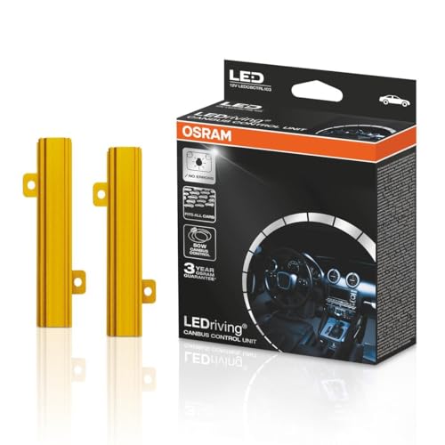 OSRAM LEDriving Canbus Control Unit, LEDCBCTRL103, 50w, Avoid error messages in the board computer when using LED Fog Lights, Folding carton box (2 pieces)