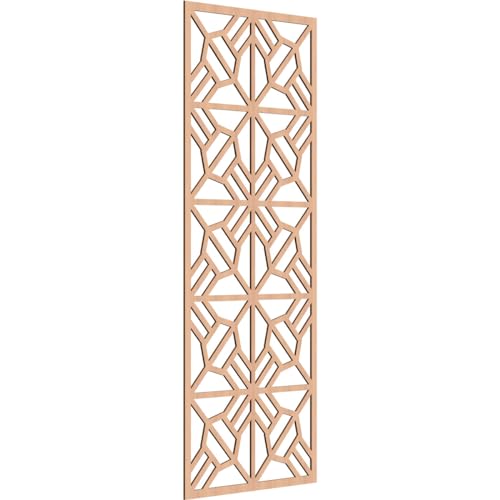 Image of Auburn Decorative Pierced Fretwork Wood Wall Panels, 31 3 /8 inchW x 79 3 /8 inchH x 1 /4 inchT, Alder