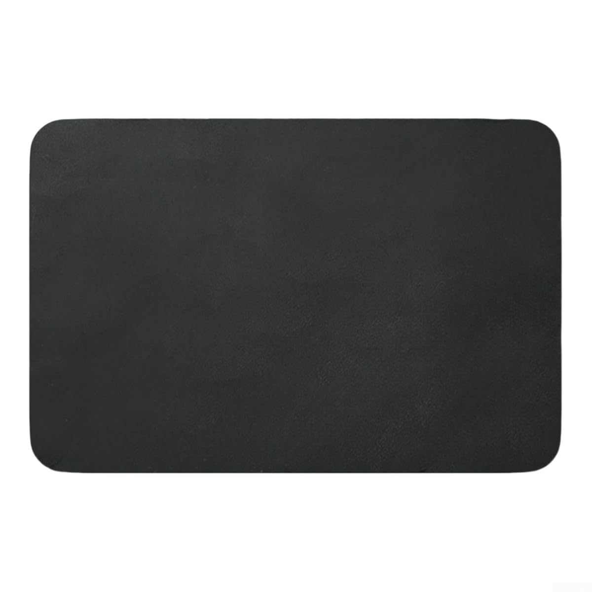 Besttoolifes Alfombra de baño de piedra de diatomita, antideslizante, de secado rápido, absorbente, 60 x 40 cm, para cocina, lavandería, pasillo (negro)