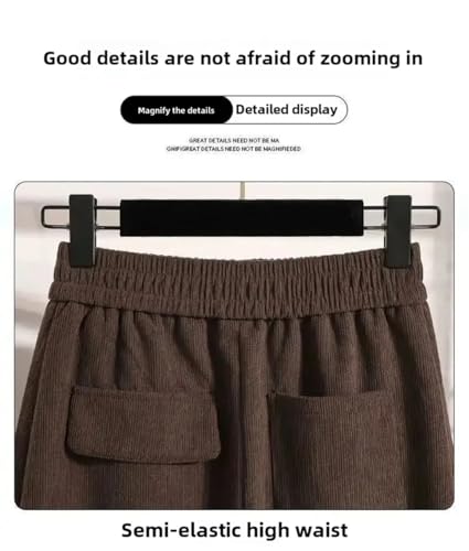Women Fall Winter Plus Size Plus Size A- Line Mini Skirt Slimming Belly Covering Asymmetrical Skirt Coffee XL2