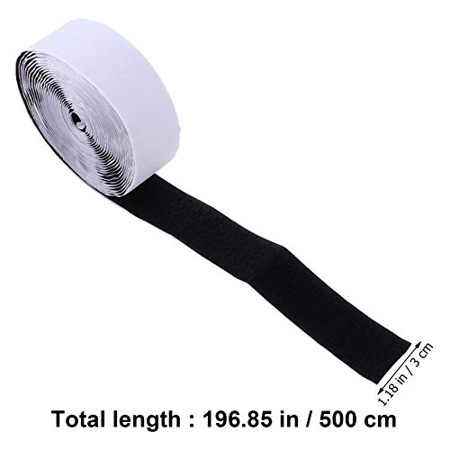 ULTECHNOVO 2 Conjuntos de Fita Adesiva de Velcro E Fita Enrolada Auto-Adesiva Tiras de FixaÃ§Ã£o Rem