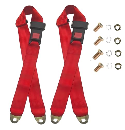 2 Pack Golf Cart Seat Belt Pads Set, 2-Point Universal