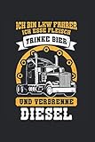 bier lkw umgekippt  Ich bin Lkw-Fahrer ich trinke Bier verbrenne Diesel Vintage: 6x9 Notizbuch
