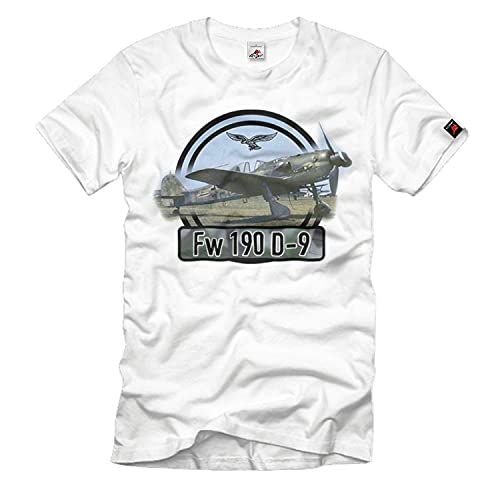 T-shirt FW-190 D-9 Dora coupe XXL ample pour éviter les motifs aéronautiques serrés